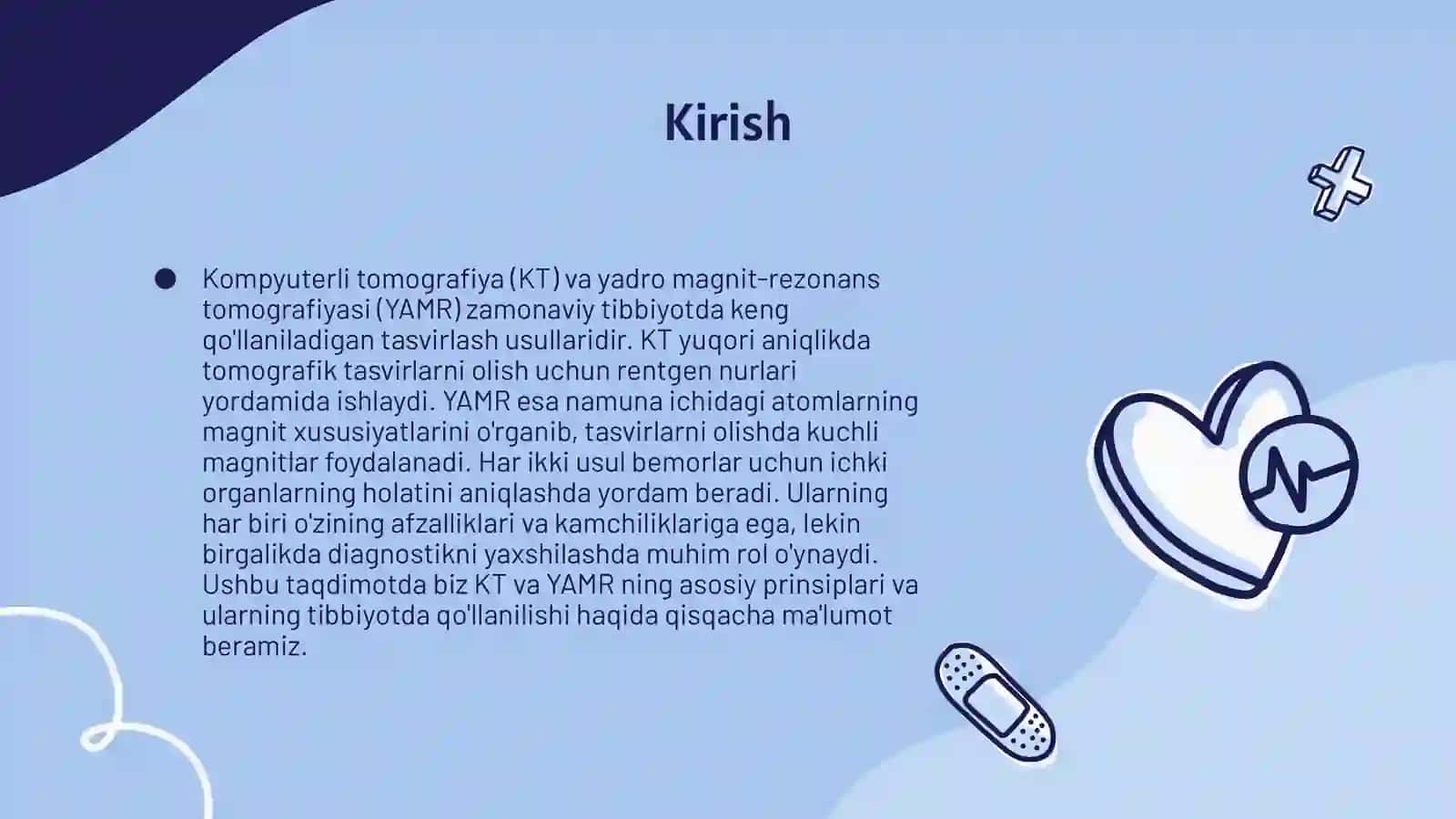 Kompyuterli tomografiya va YAMR 3