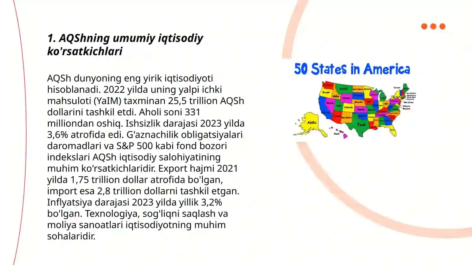 Amerika Qo'shma Shtatlarining iqtisodiyoti 3