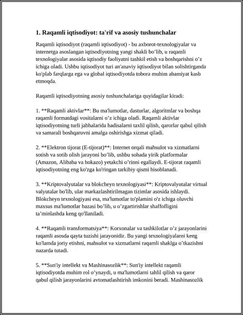 Raqamli Iqtisodiyot va uning asosiy tarkibiy qismlari 3
