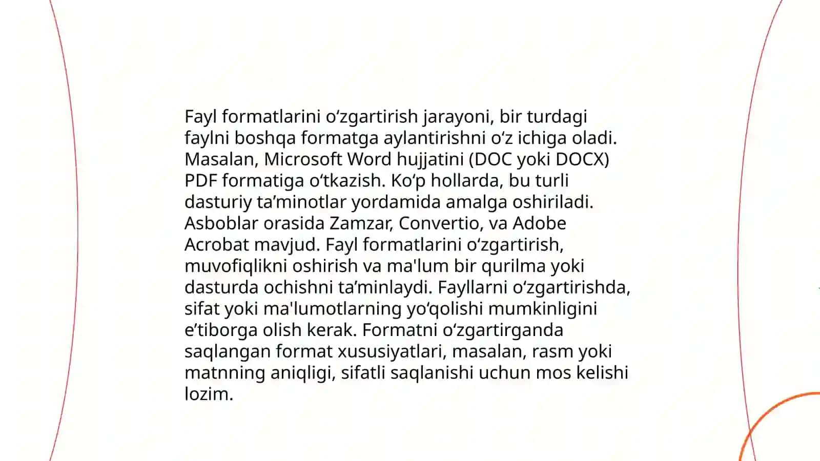 Fayl formatlarini o‘zgartirish 3