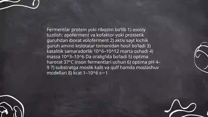 Fermentlar biokimyosi 3