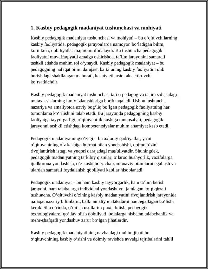 Kasbiy pedagogik madaniyat 3