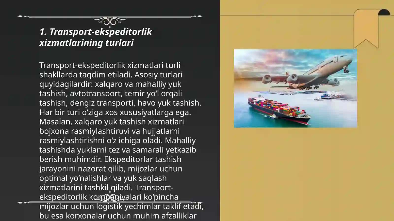 Transport-ekspeditorlik kampaniyalar tasnifi 3