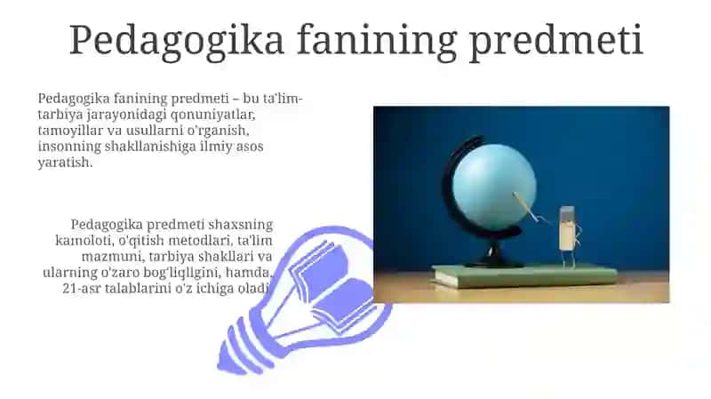 Pedagogika fanining predmeti 3