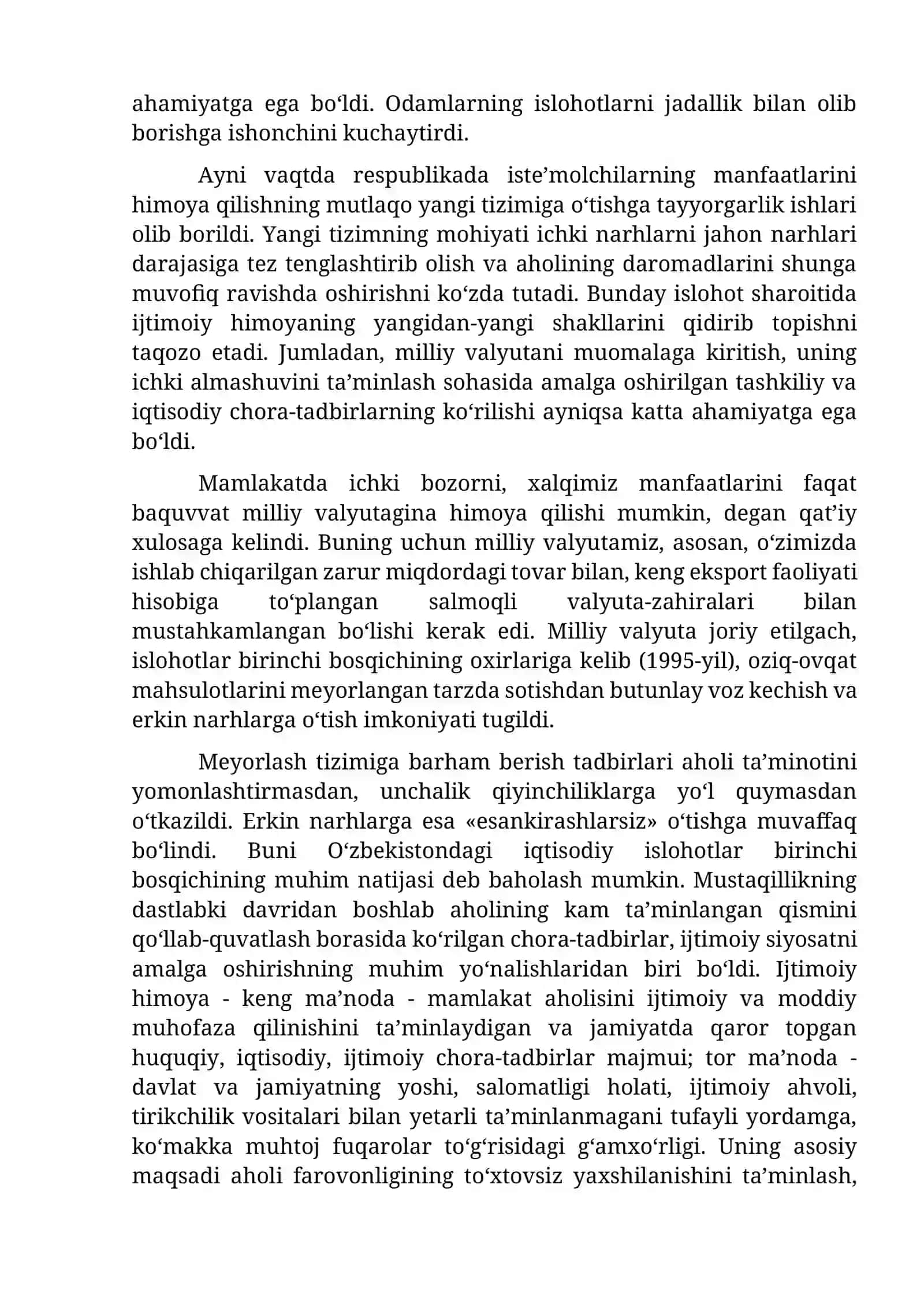 O‘zbekiston Respublikasidagi ijtimoiy o‘zgarishlar 3