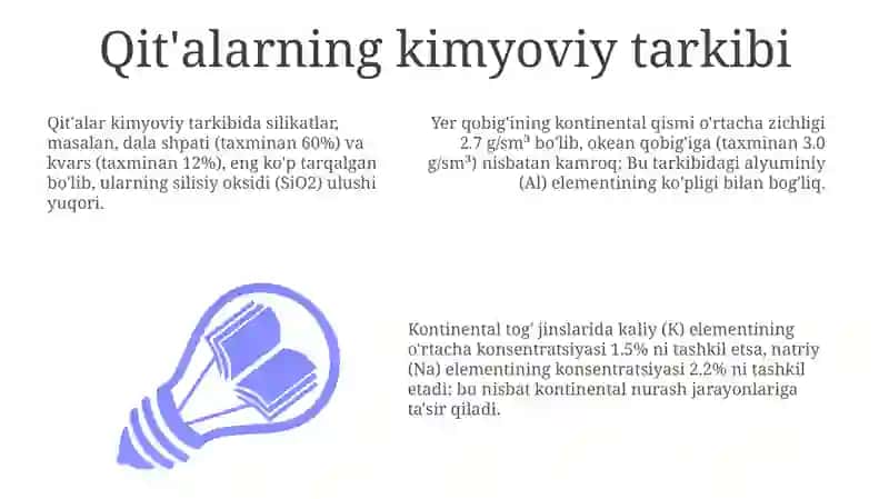 Materik va okean suvlari kimyosi 3
