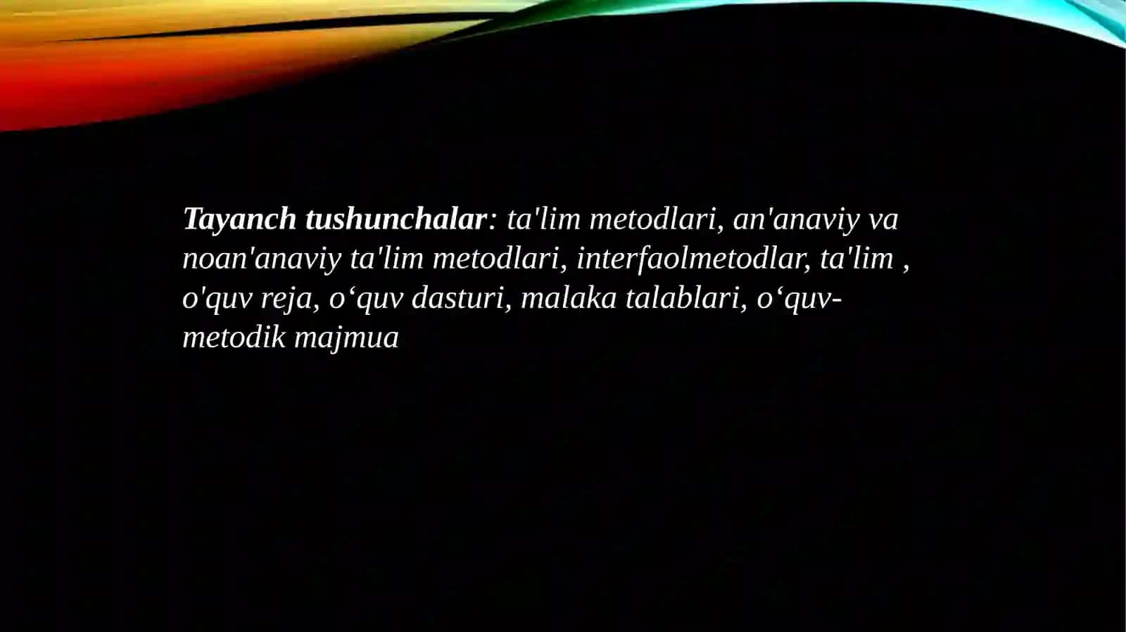 Ta’lim metodlari haqida umumiy tushuncha 3