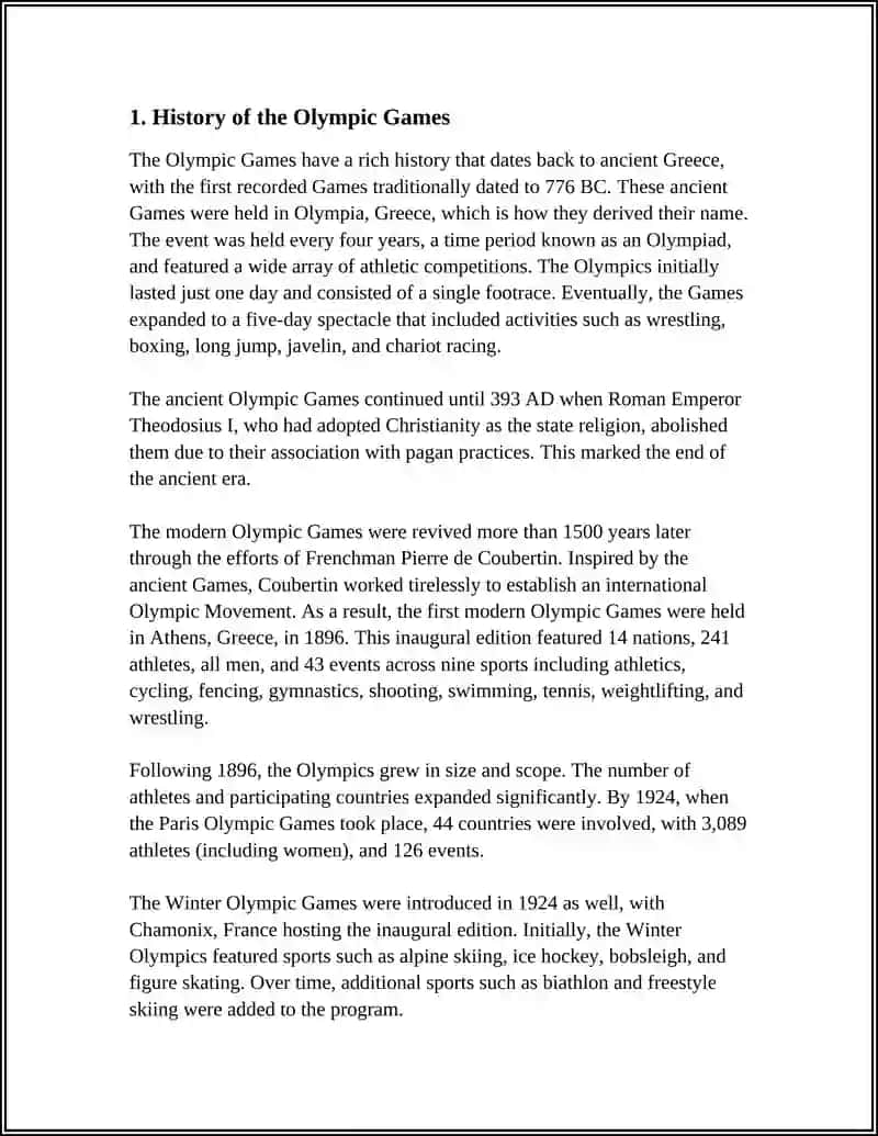 History of the Olympic Games 3