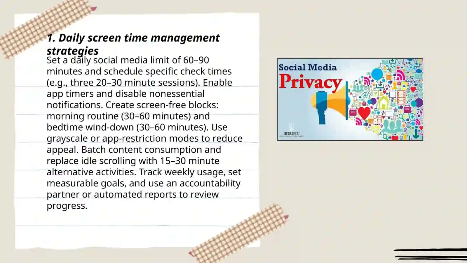 Social media haabits 3