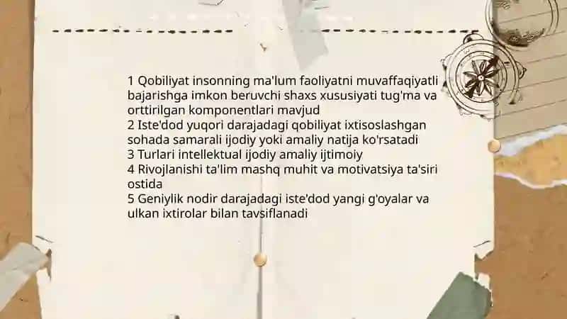 Qobiliyat, iste'dod va geniylik 3