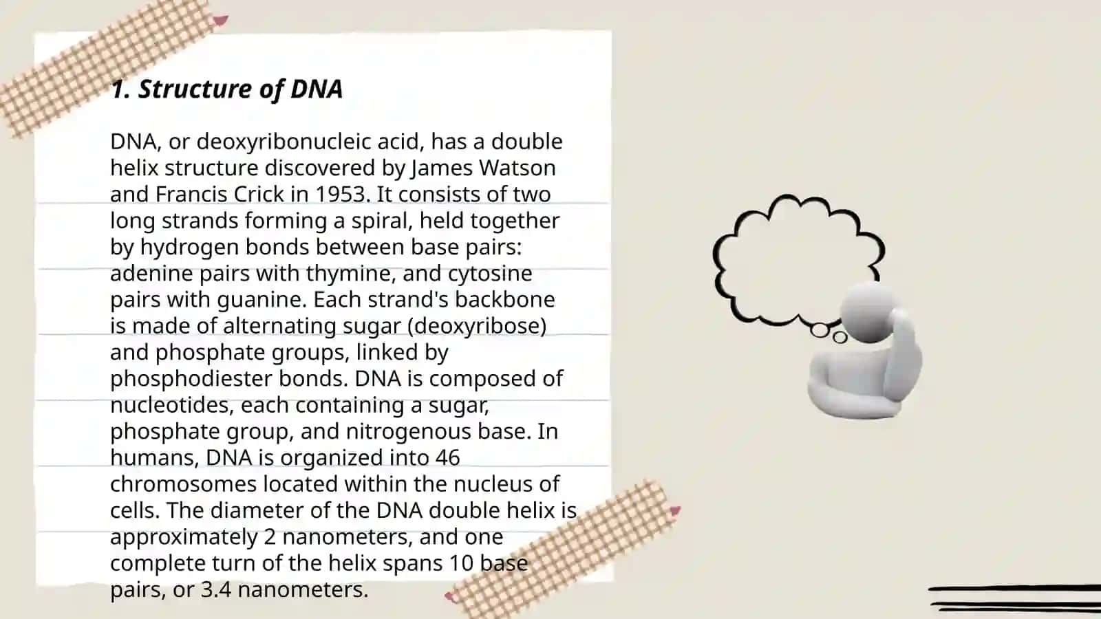 Chemical nature of genes 3