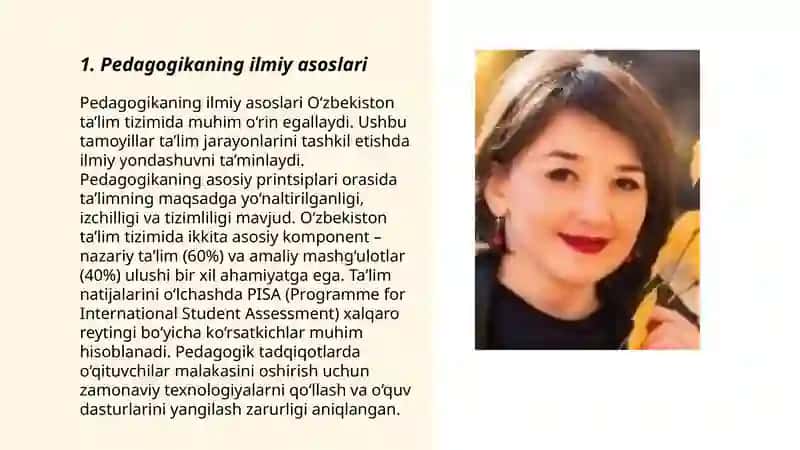 Pedagogikaning ilmiy asoslari 3