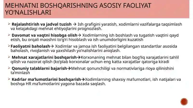 Mehnatni boshqarish usullari 3