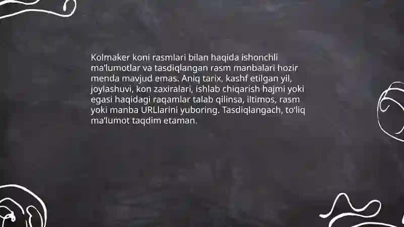 Kolmaker koni haqida maʼlumot raslaei bilan 3