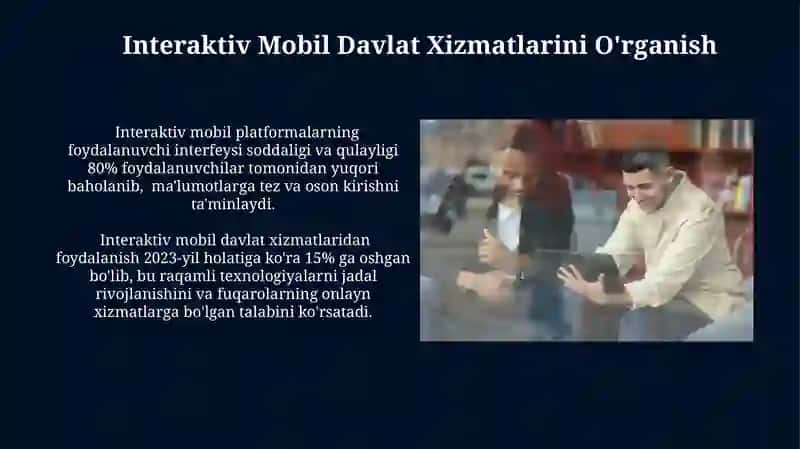 Interaktiv Mobil Davlat Xizmatlarini O'rganish 3