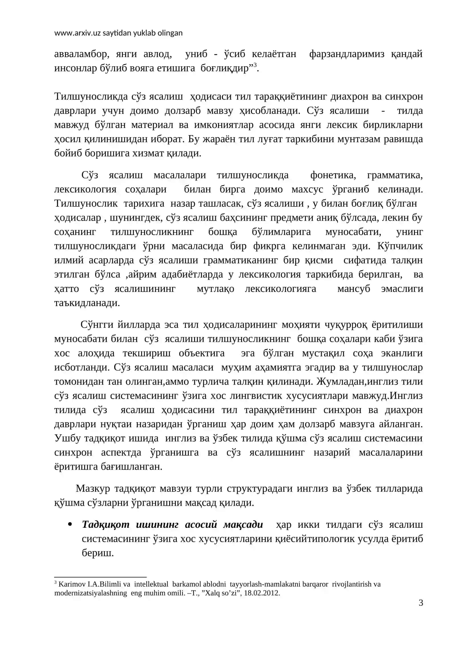 Инглиз ва ўзбек тилларида қўшма сўзлар 3