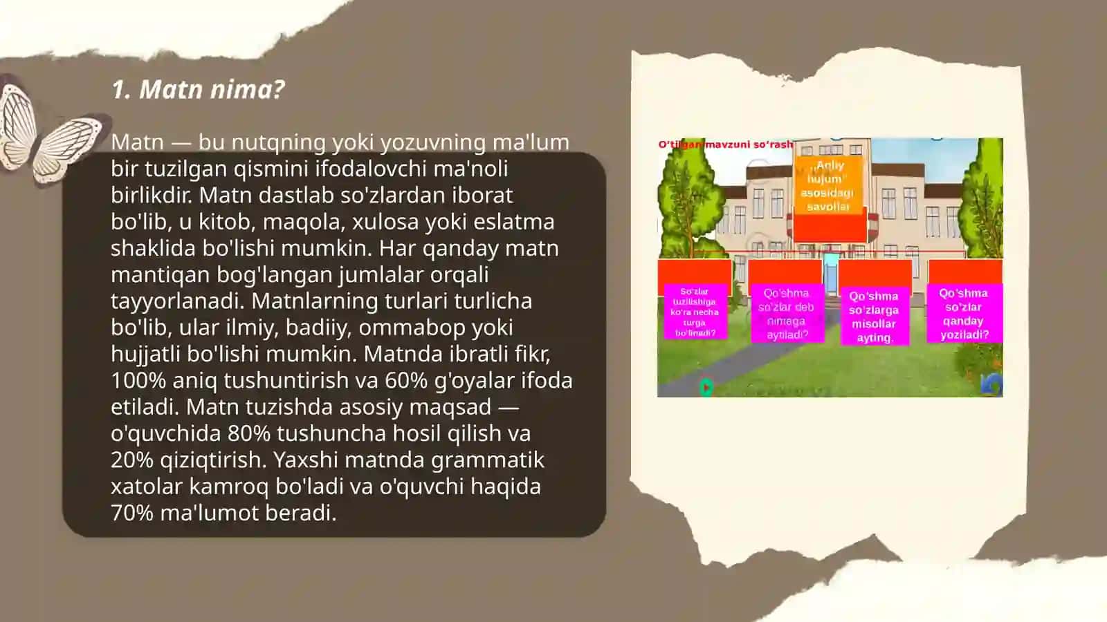 Matnning turlari 3