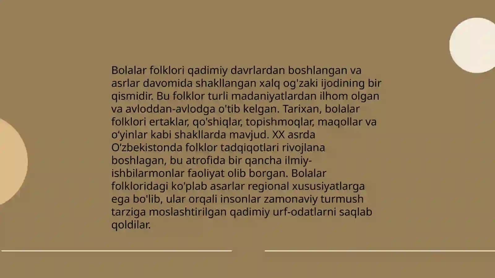 Bolalar folklori tarixiy taraqqiyoti 3
