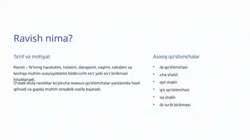 O'zbek tili grammatikasi bo'yicha chuqur tadqiqot 3