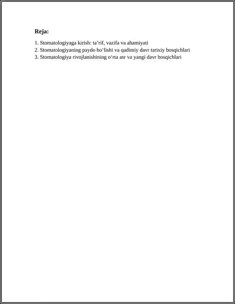 Stomatologiya Referat 3