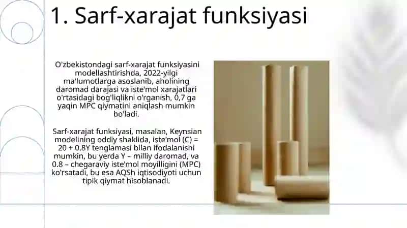 Iste’mol va jamg’arish funksiyalari 3