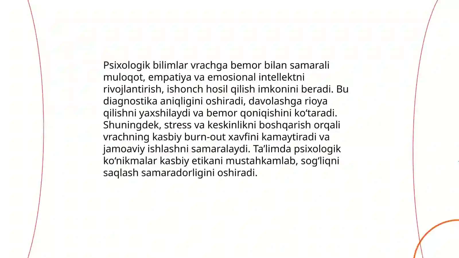 Tibbiyotda Psixologik Bilimlarning Ahamiyati 3