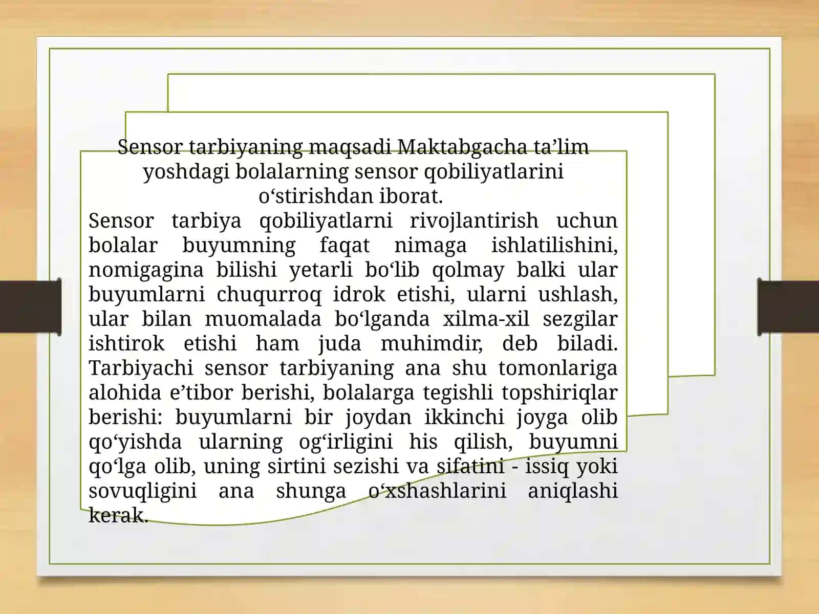 Maktabgacha yoshdagi bolalar sensor tarbiyasi 3