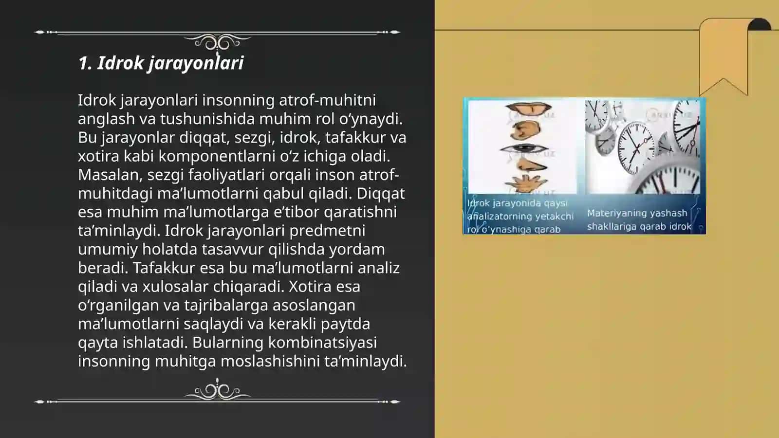 Psixik jarayon turlari 3