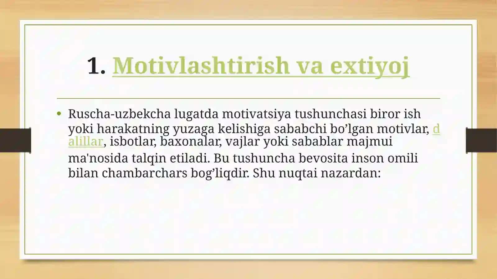 Menejmentda motivlashtirish. 3
