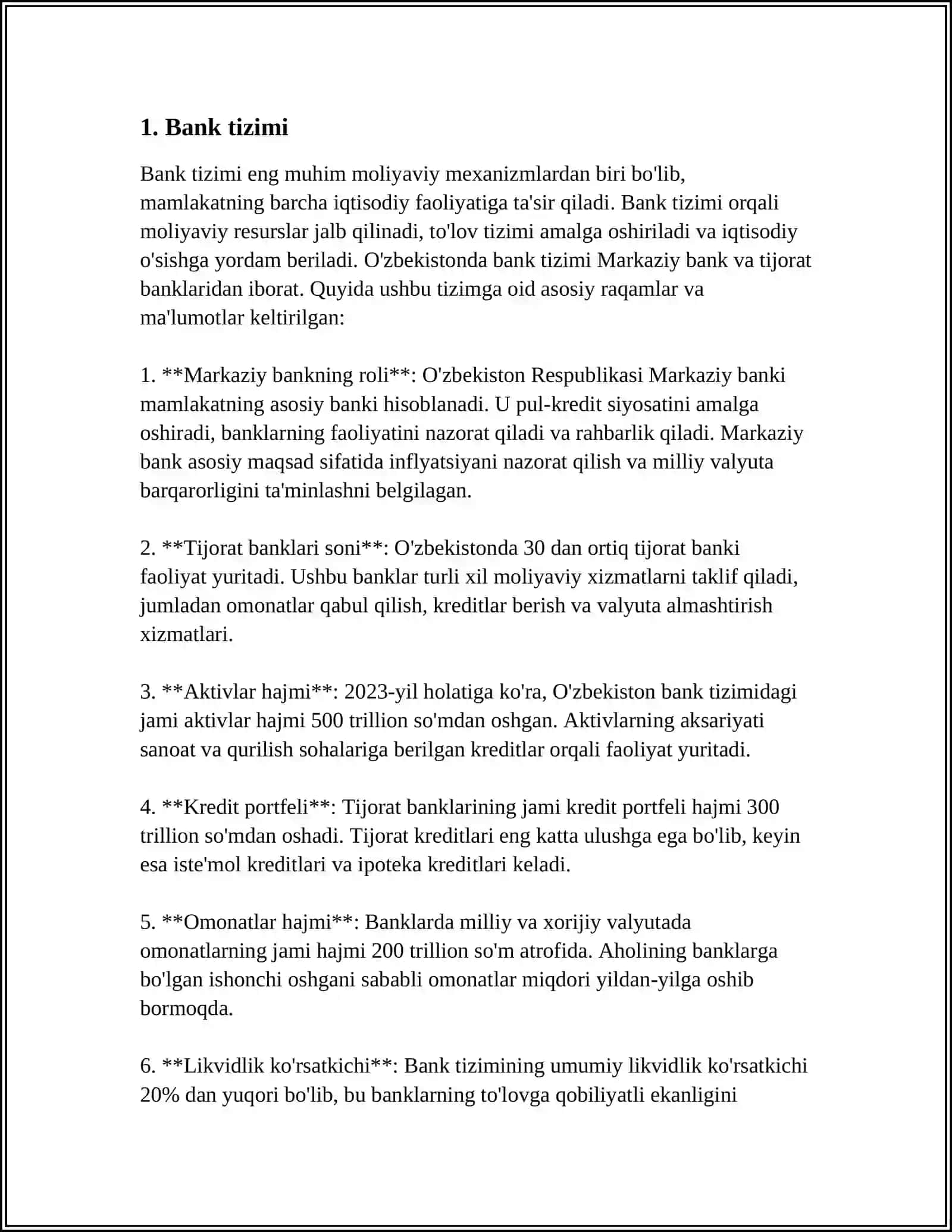 Bank Tizimi 3