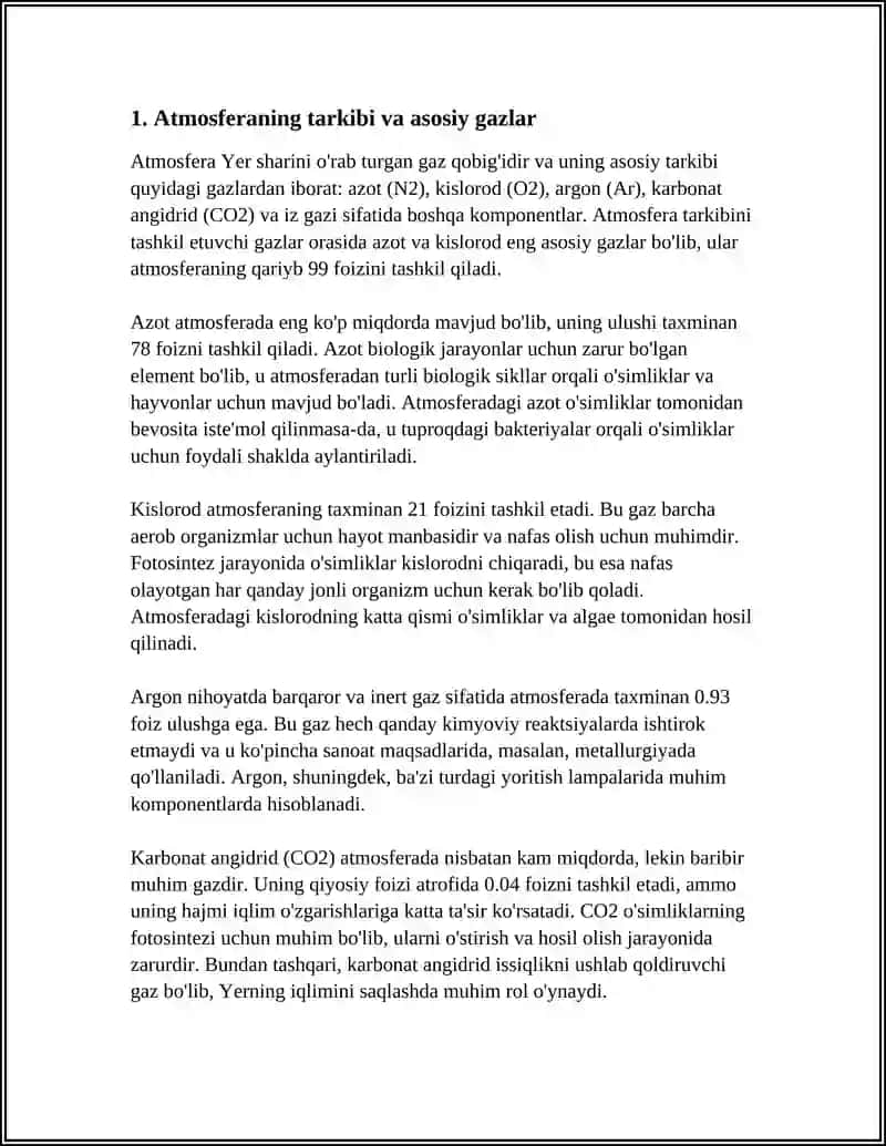 ATMOSFERA VA UNING BOSIMI 3