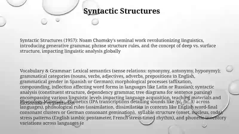 Material on Phonology, Vocabulary, Grammar 3