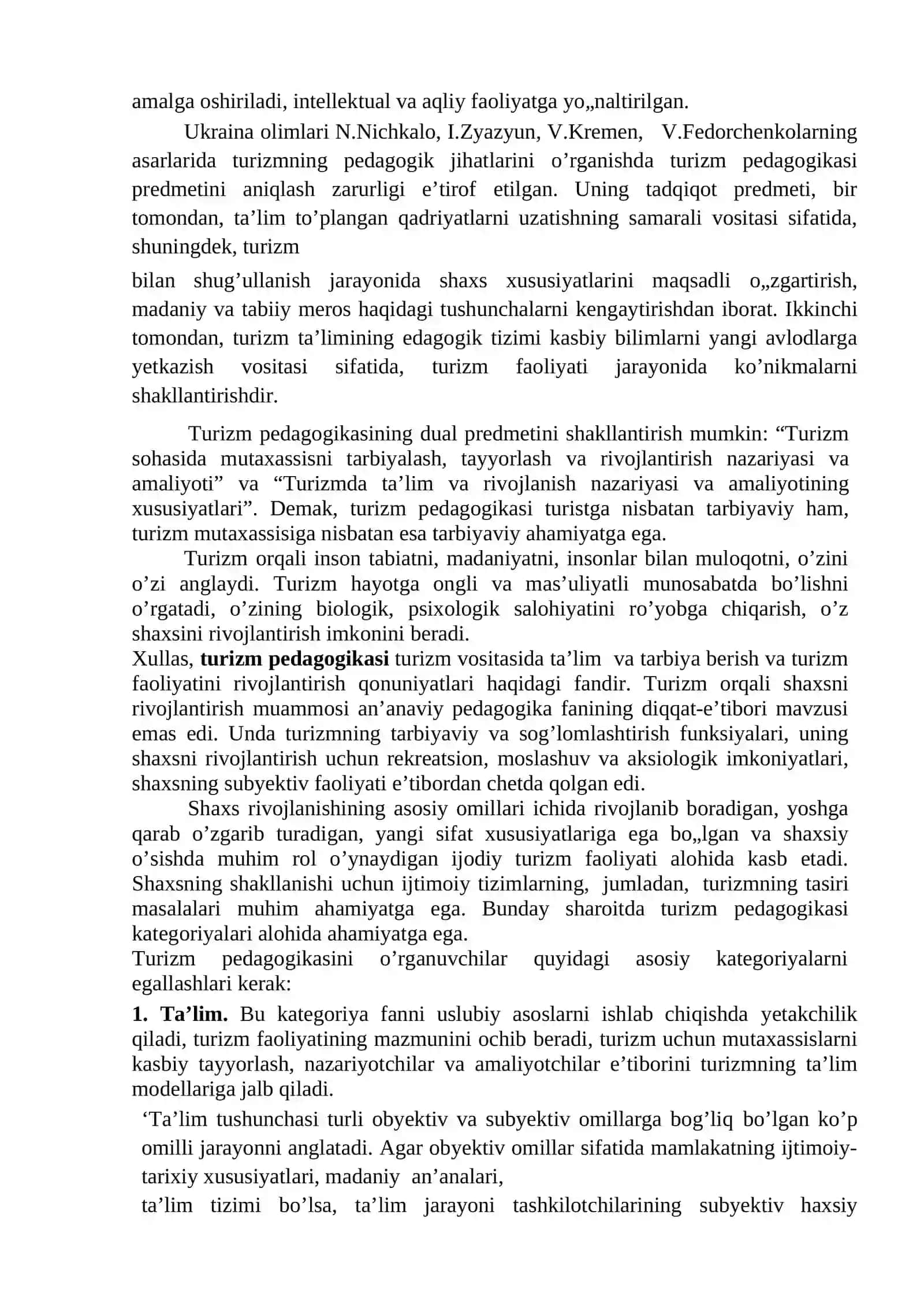 Turizmning ahamiyati va rivojlanish tarixi 3