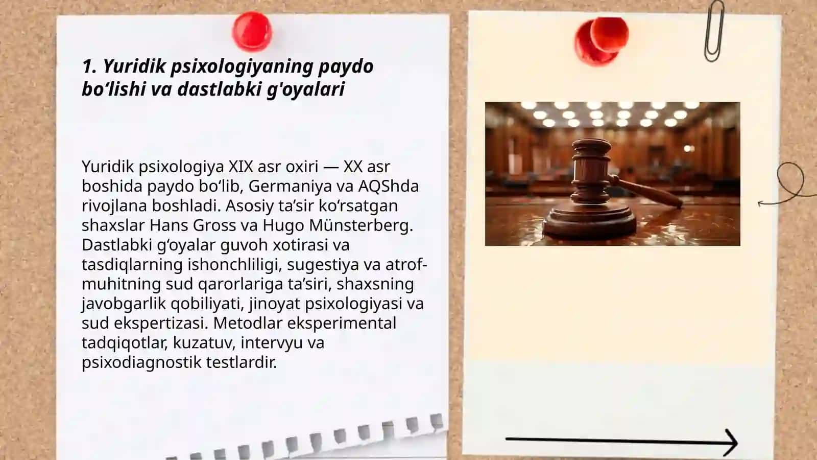 Yuridik psixologiyaning tarixiy rivojlanishi 3