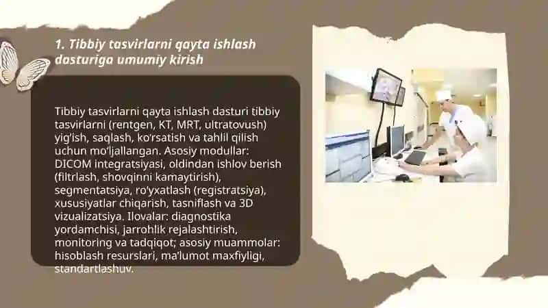 Tibbiy tasvirlarni qayta ishlash dasturi 3
