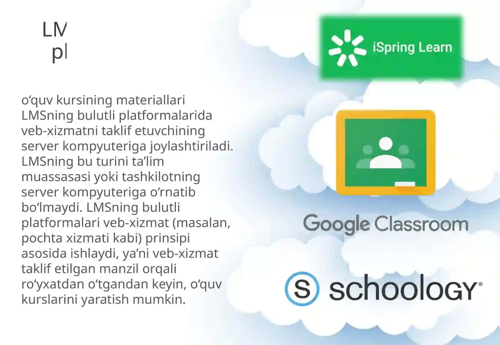 LMS PLATFORMALARINING TURLARI VA VAZIFALARI 3