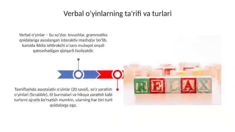 Verbal o'yinlarining tabiati,oʻziga xos tomonlari 3