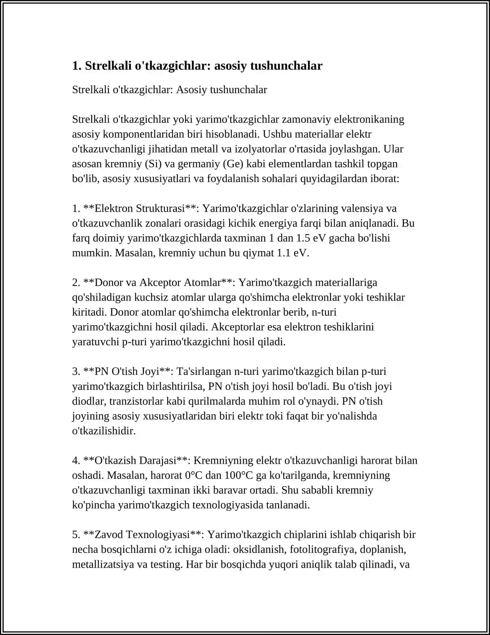 STRELKALI OʻTKAZGICHLARDAN FOYDALANISH 3