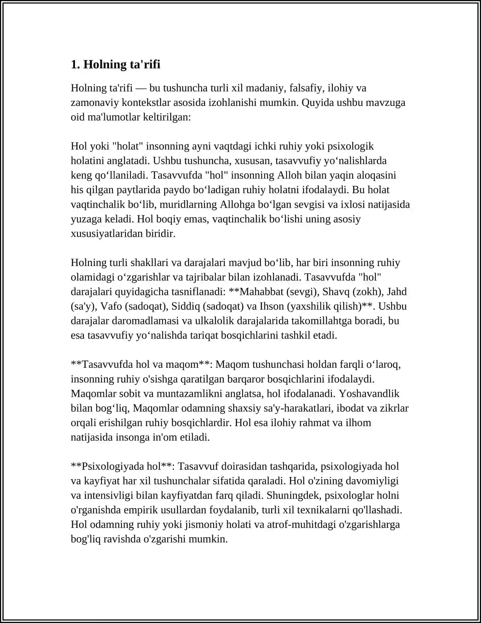 HOLNING TA'RIFI VA TASNIFI 3
