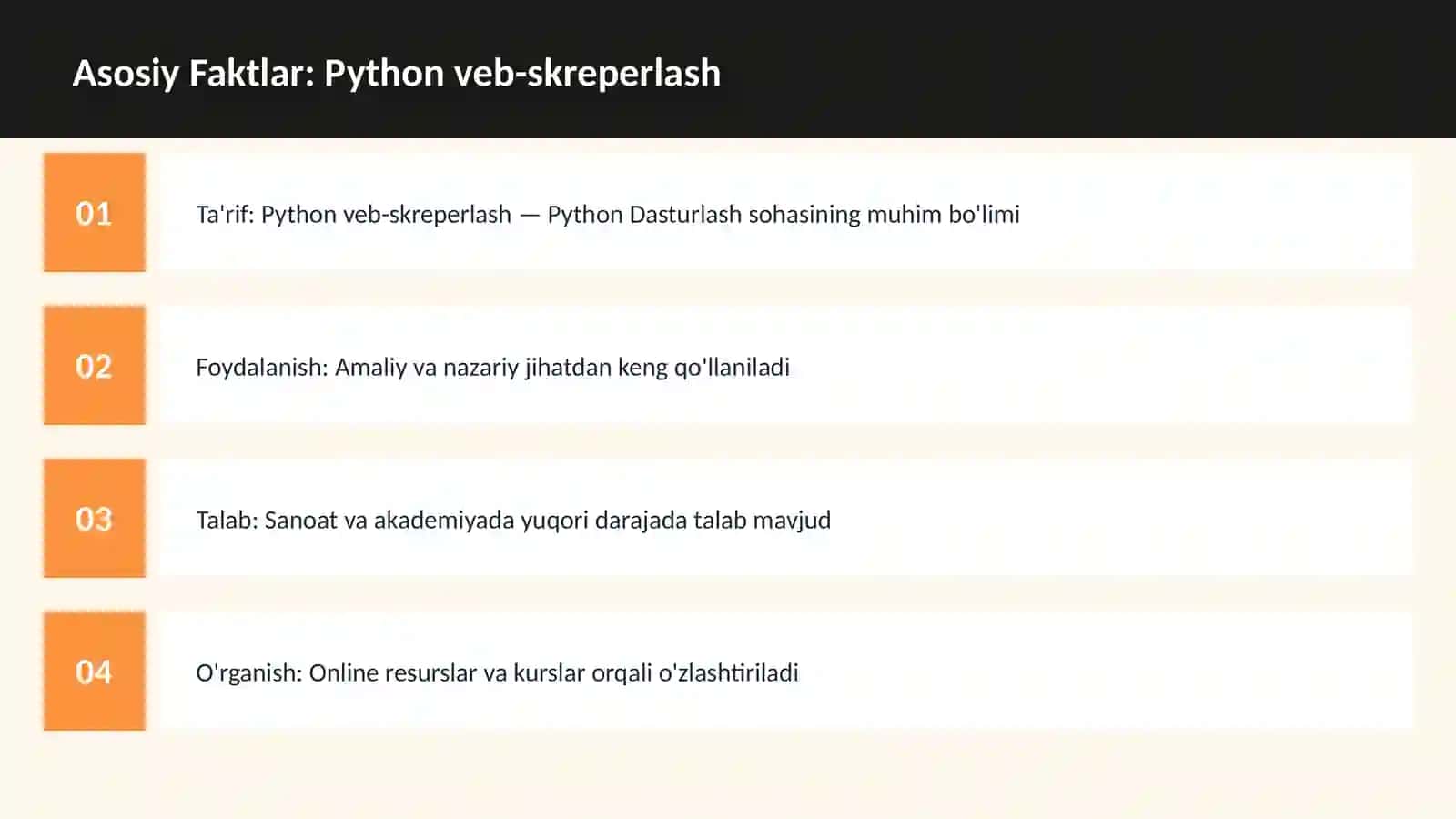 PYTHON DASTURLASH 3