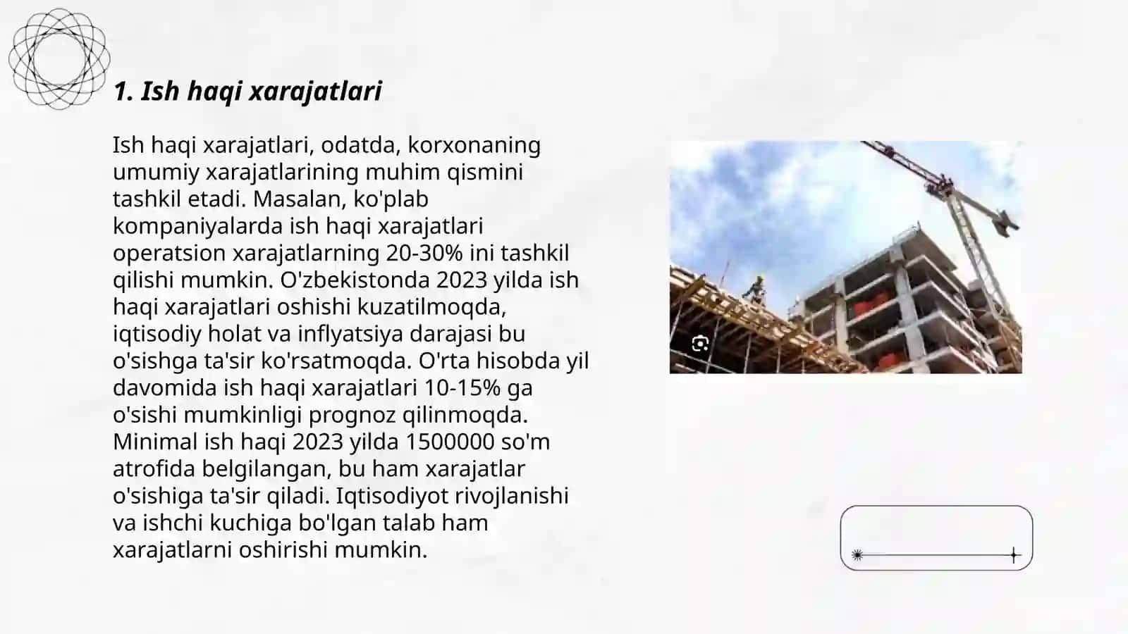 Ish haqi xarajatlari 3