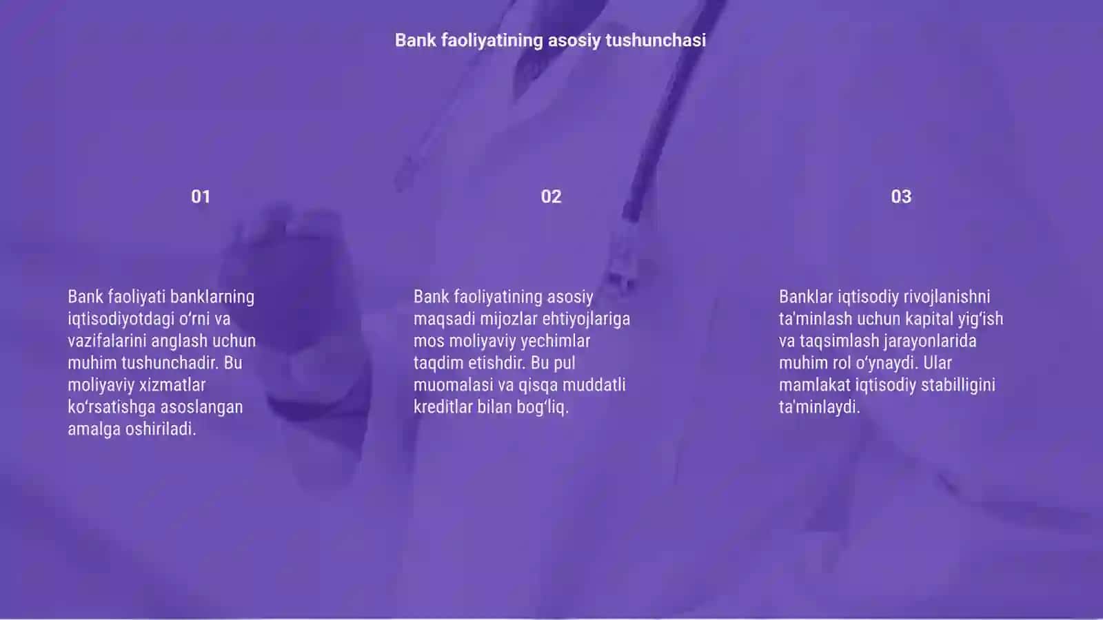 Bank faoliyati tushunchasi 3