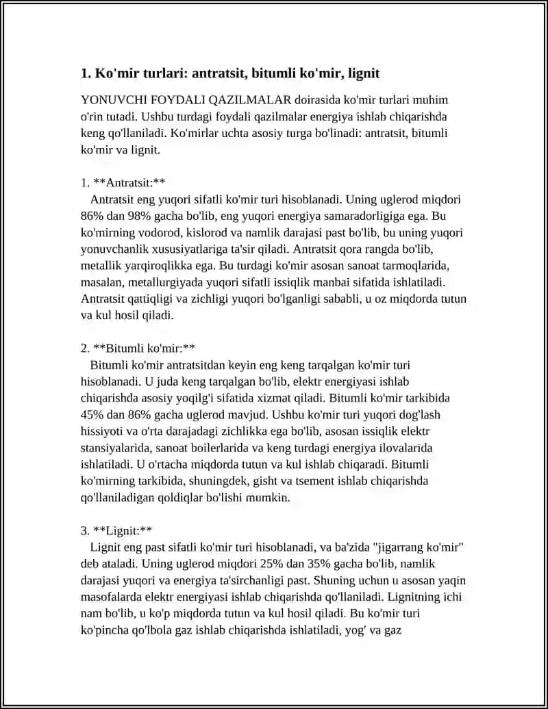 YONUVCHI FOYDALI QAZILMALAR 3