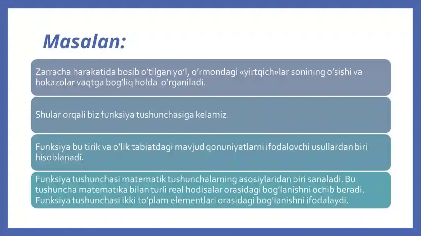 FUNKSIYANING BERILISH USULLARI VA GRAFIGI 3