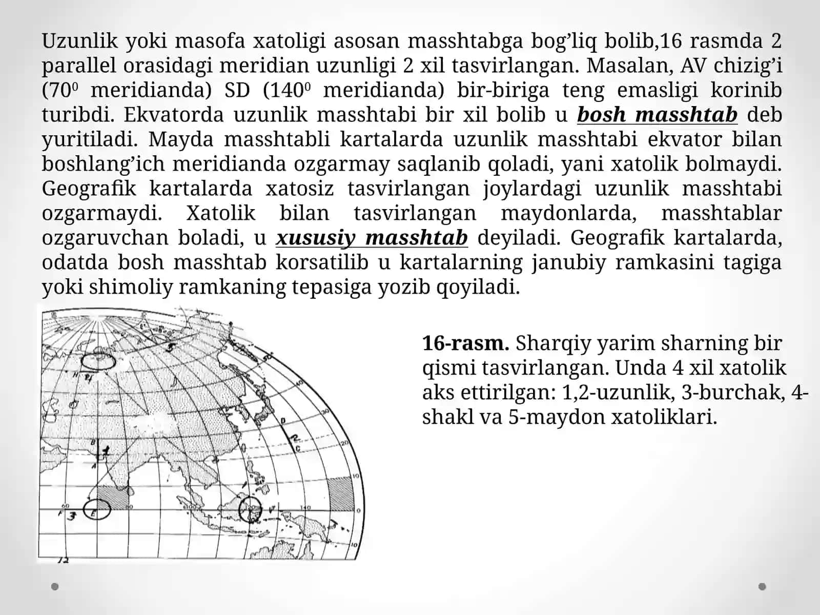Kartografik Proektsiyalar Nazariyasi 3