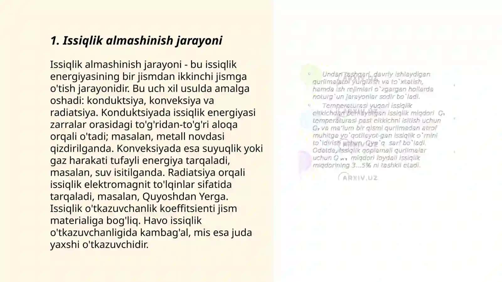 Issiqlik almashinish qurilmalar 3