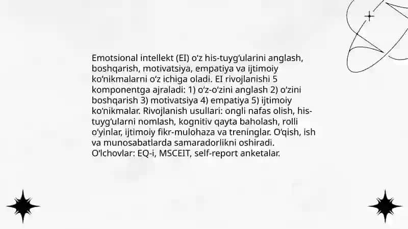 Shaxsning hissiy va irodaviy sifatlari sohasi 3