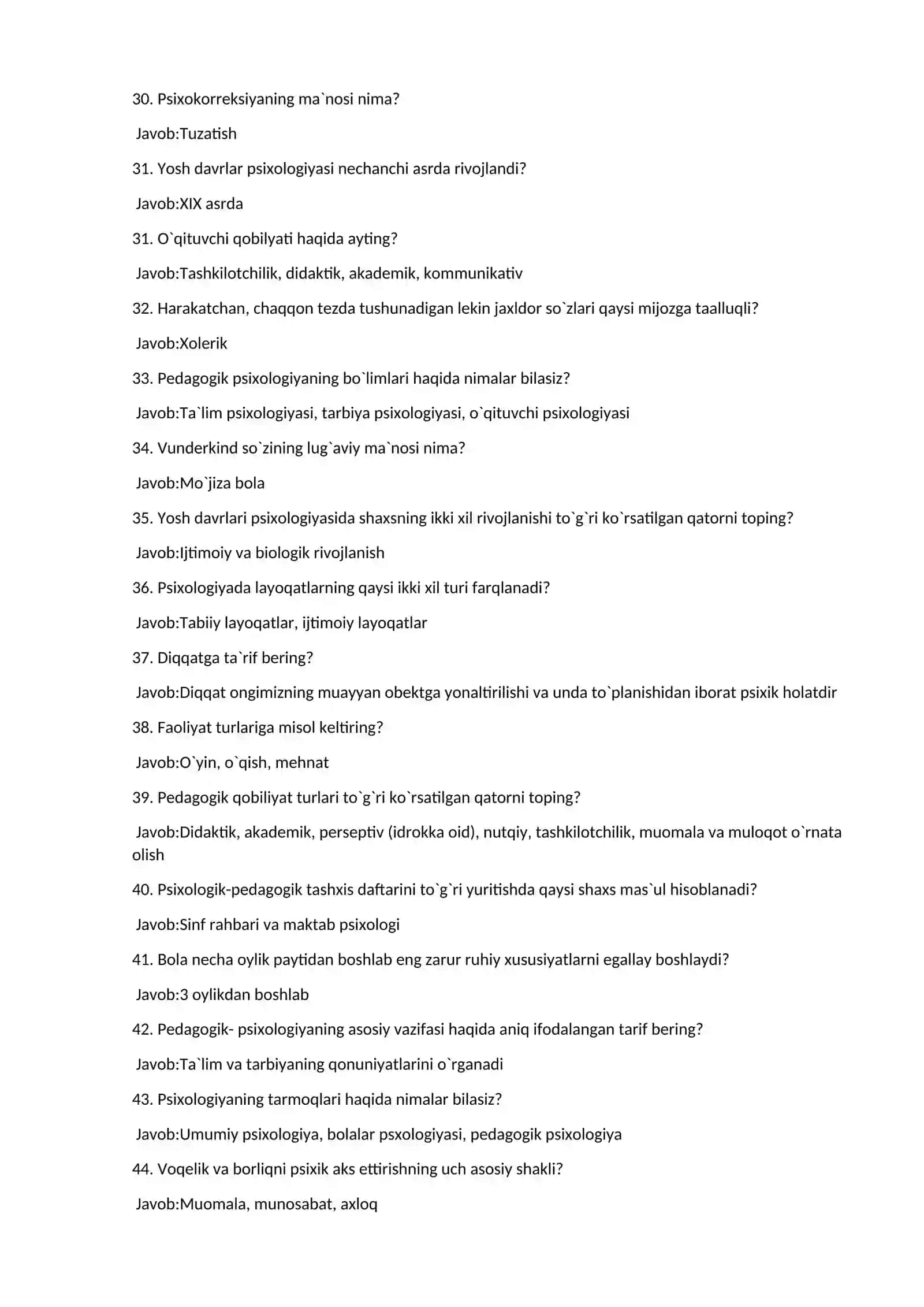 Psixologiya atestatsiya savollari 2 qism 3