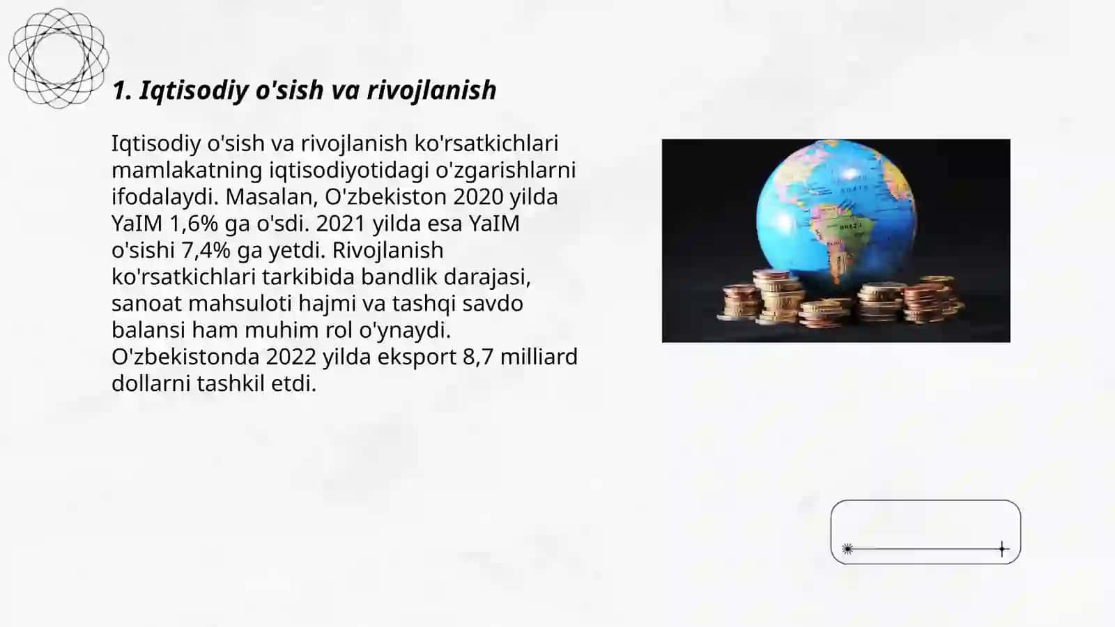 Iqtisodiy o'sish va rivojlanish 3