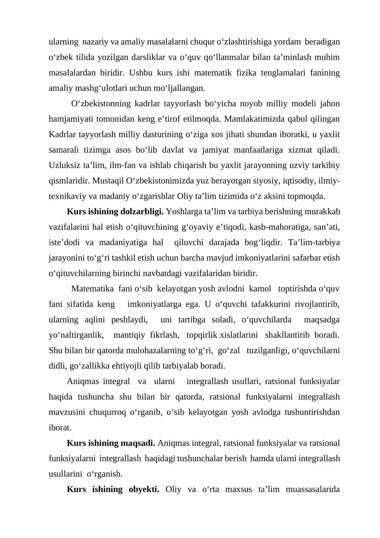 Aniqmas integral va ratsional funksiyalarni integrallash 3